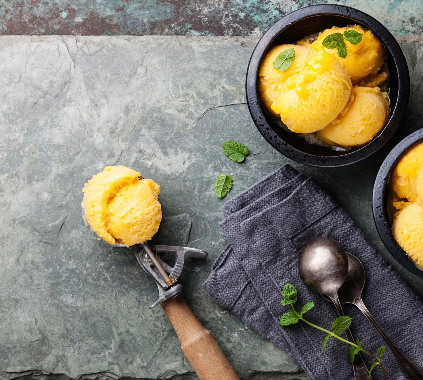 Mango and Cardamom Gelato