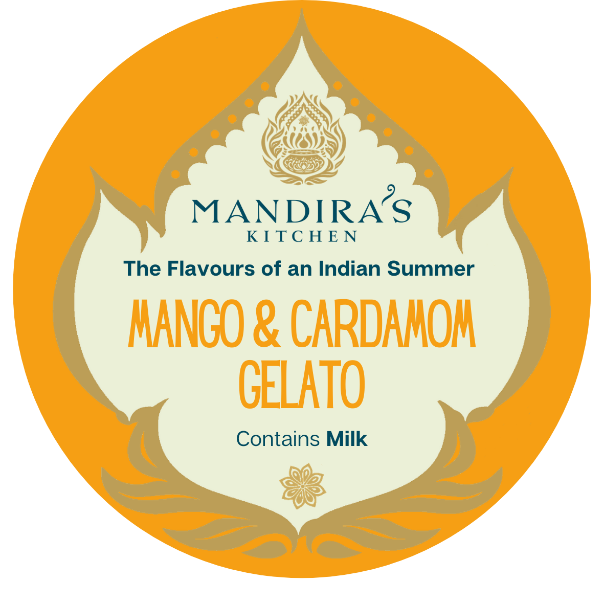 Mango and Cardamom Gelato