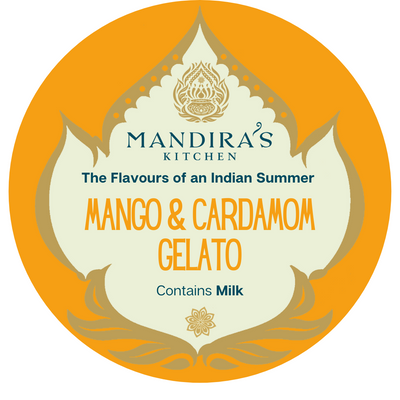 Mango and Cardamom Gelato