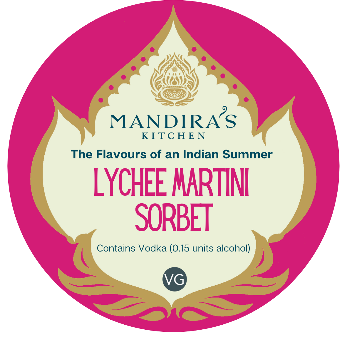 Lychee Martini Sorbet (single serving)